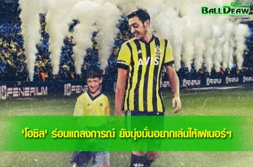 'โอซิล' ร่อนแถลงการณ์ ยังมุ่งมั่นอยากเล่นให้เฟเนอร์ฯ